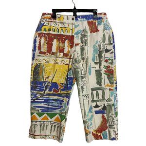 CHICO'S MULTI COLORS CAPRIS'S, CHICO'S SIZE 3 OR 16 OR EXTRA LARGE